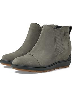 Sorel lea wedge dark grey + FREE SHIPPING | Zappos.com