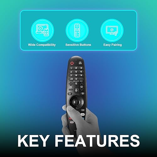 Miniatura 3 de Mando a distancia mágico para LG UHD OLED QNED NanoCell Webos Smart TV Voice Magic Control remoto reemplazo AKB75855501 AN-MR20GA MR19BA MR21 MR22