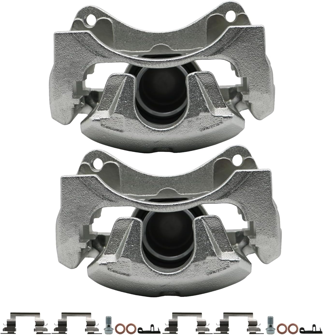 Disc Brake Calipers With Bracket Fits for 2011-2014 Chrysler 200 Cirrus Sebring, 2008-2014 Dodge Avenger Calibe, 2007-2017 Jeep Compass Patriot, 2PCS Front Left Right,18B5032,18B5033