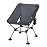 iClimb Ultralight Compact Camping Folding Beach Chair with Anti-Sinking Large Feet and Back Support Webbing (Black Grid- Square Frame)