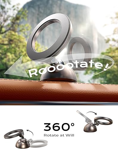 Miniatura 5 de LISEN Soporte para automóvil MagSafe potencia magnética más fuerte Soporte de teléfono para automóvil patente exclusiva ultra estable Soporte