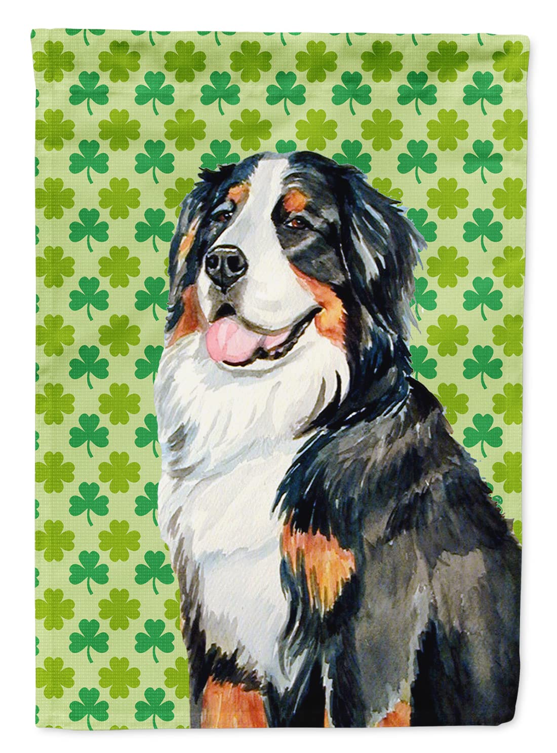 Drapeau Bouvier Bernois Saint-Patrick pour décorer le jardin de votre maison au printemps