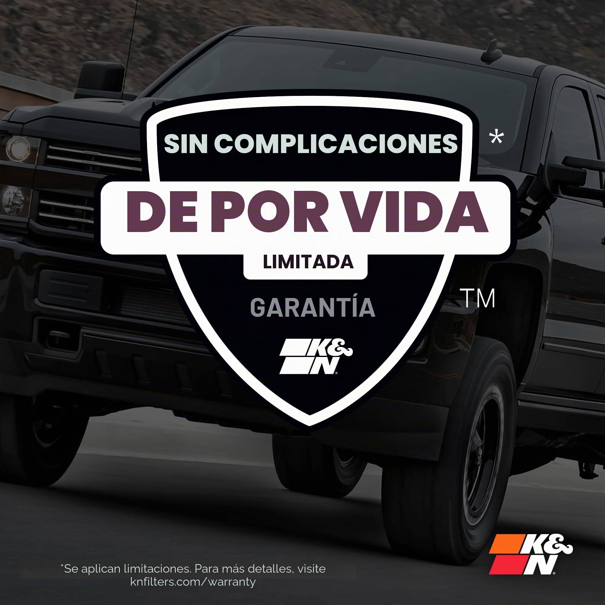 K&N 33-2438 Filtro de Aire Coche
