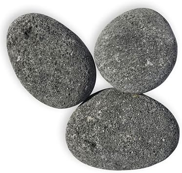 American Fireglass Extra Large Gray Lava Stone 4 6 10 Pounds