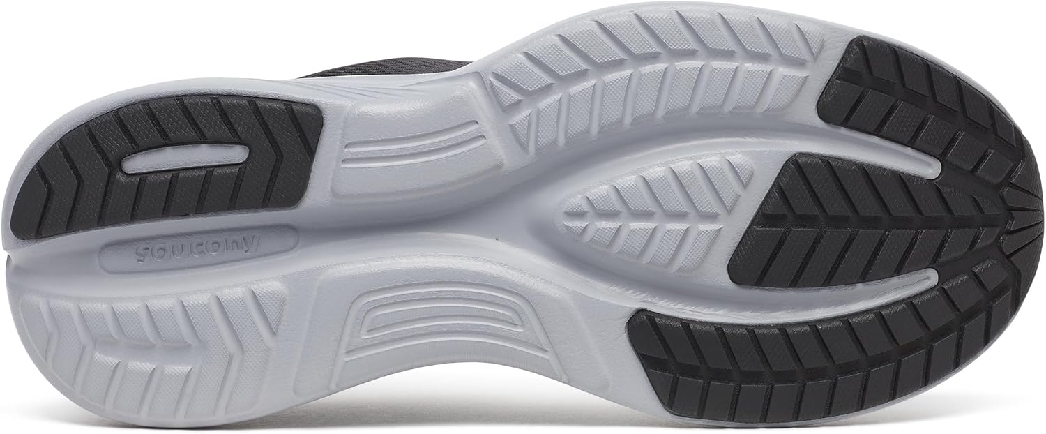 Saucony Women's Lancer Run Sneaker, Black/White, 7 - Image 6