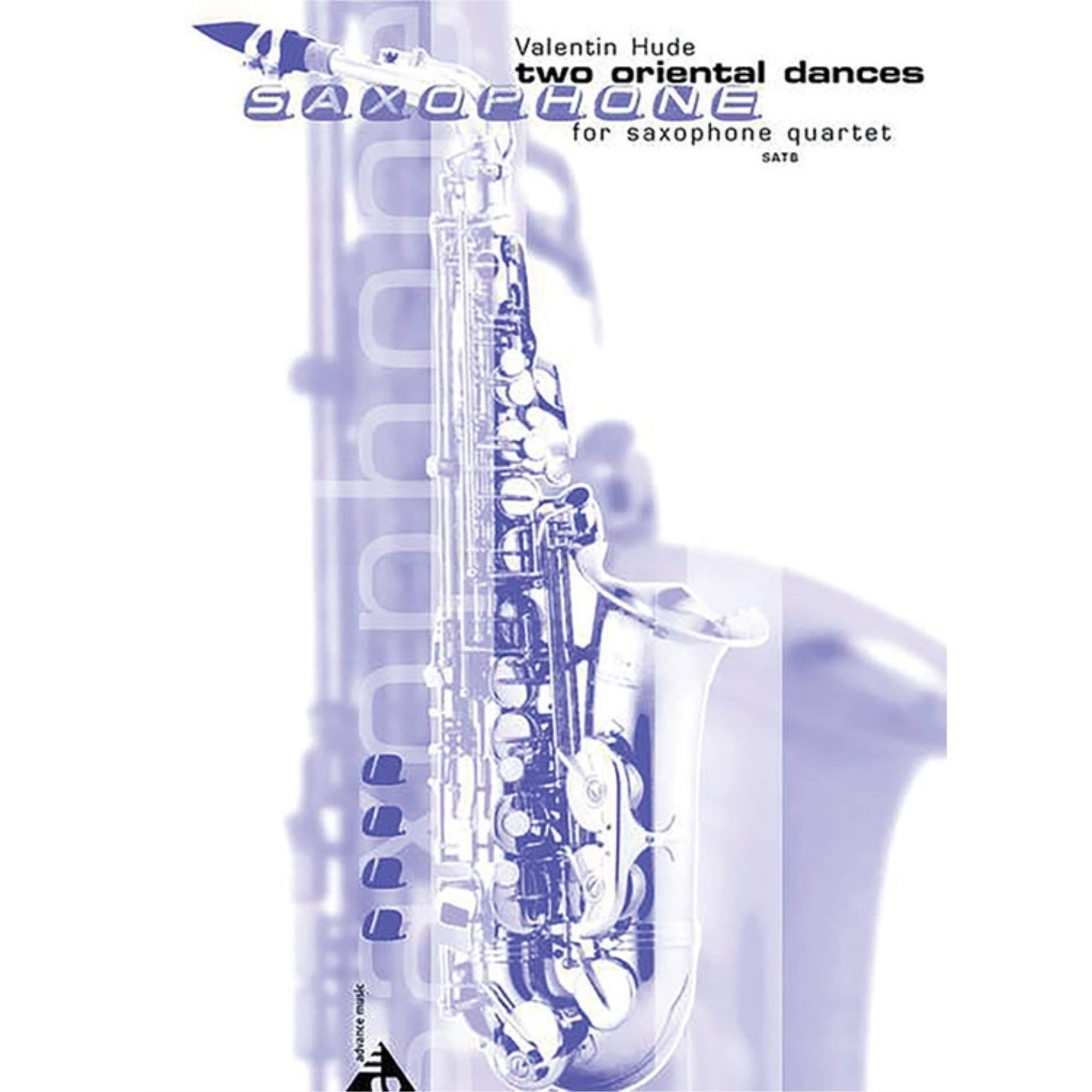 Partition Two Oriental Dances pour quatuor saxophones SATBar avec parties séparées incluses