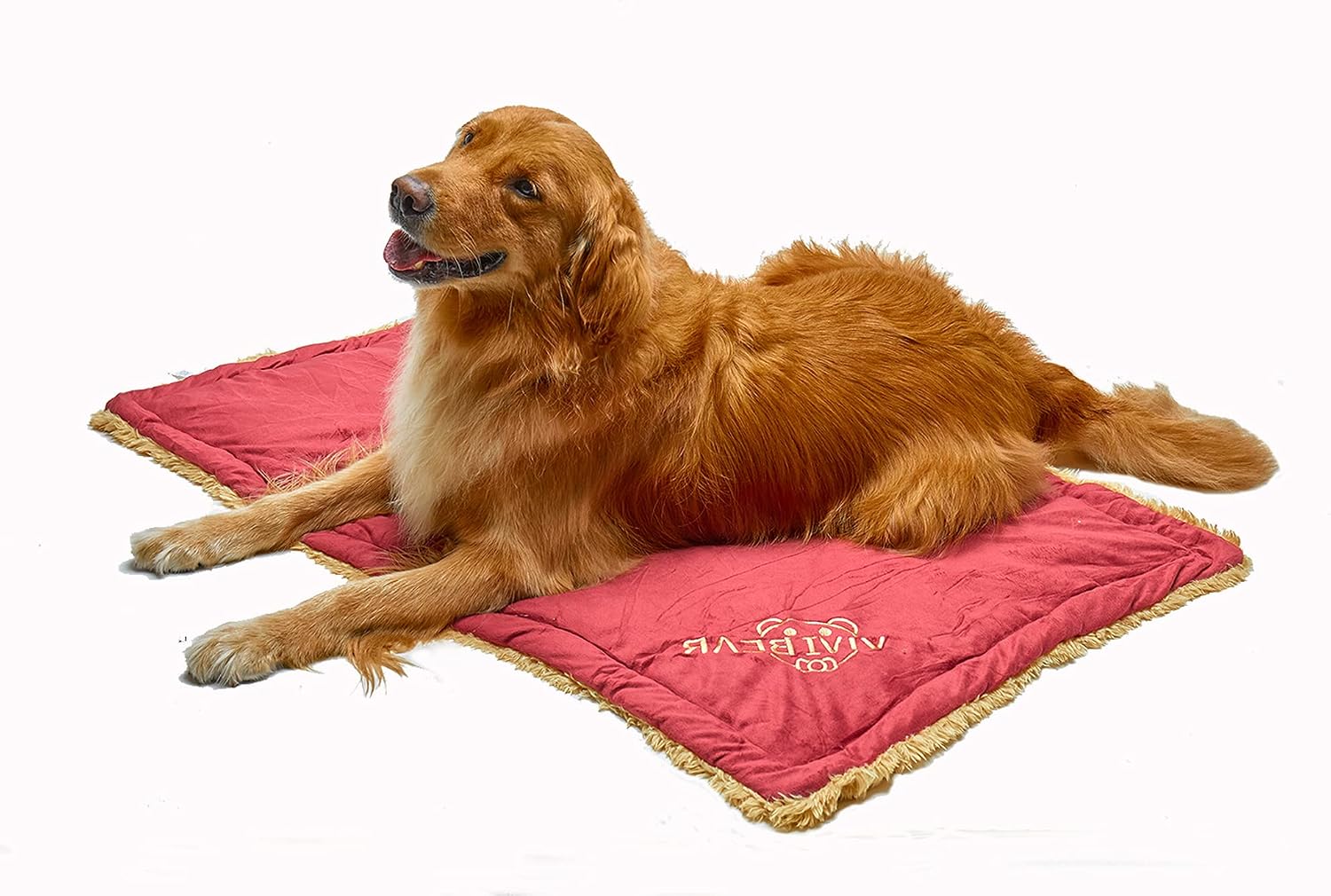 OCSOSO Dog Bed Large Crate Pad 45 inch Washable Kennel Mattress Reversible Mat for Medium and Large Dog Cat Sleeping ,Anxiety-Relieving-…