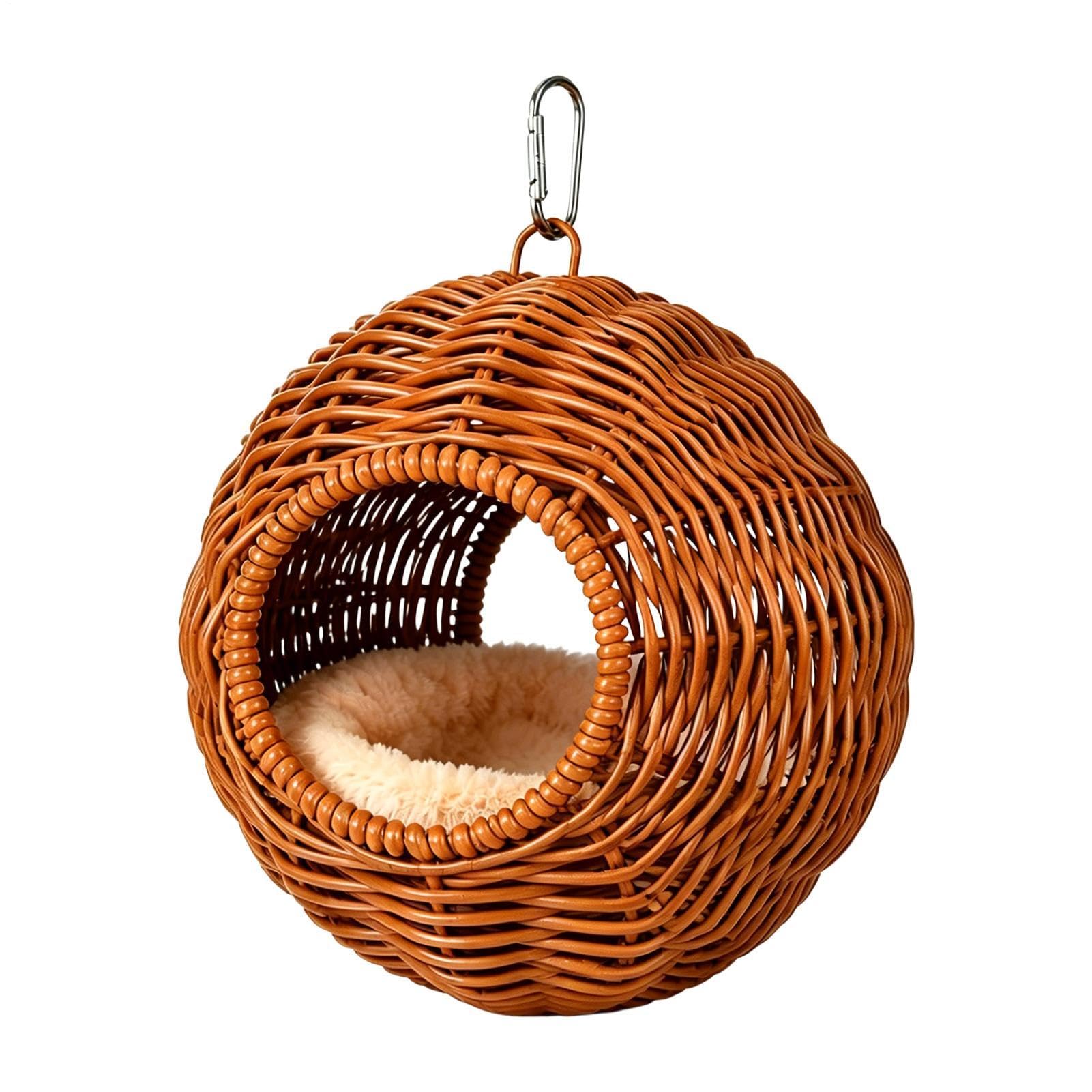 Nido per uccelli, lavabile, traspirante, resistente alla masticazione, capanna per parrocchetti, per calopsitta, canarini, inseparabili, fringuelli, piccoli pappagalli, soggiorno, casa, interni ed