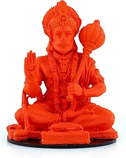 SEVLIYA TRADERS Bahubali Hanuman Ji Murti for Car Dashboard, Lord Hanuman Idol Statue for Home Decoration and Puja Negativ... Price In India
