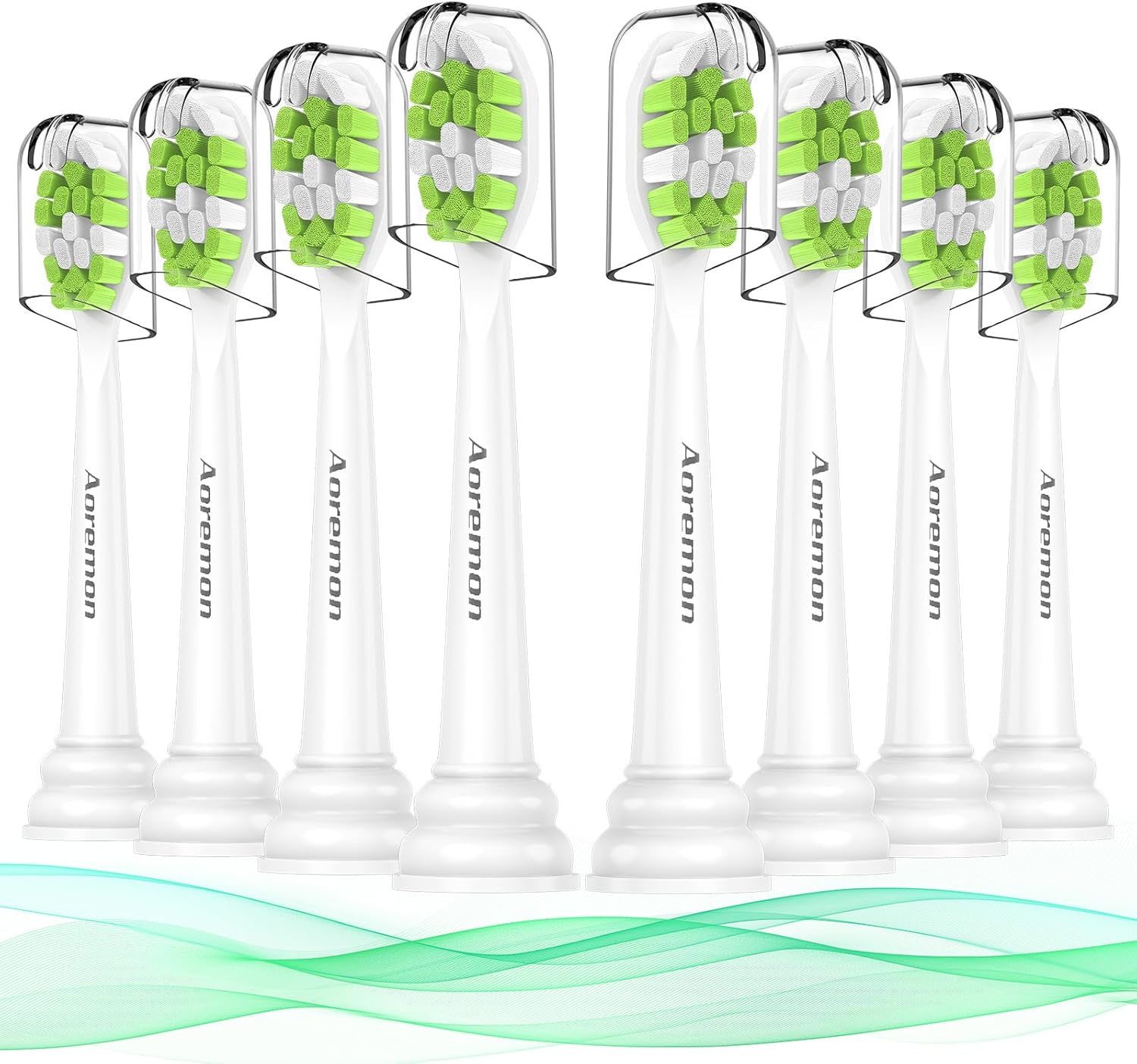 Aoremon Replacement Toothbrush Heads Compatible with Sonicare DiamondClean W C2 G2 W2 C1 C3 4100 5100 6100, 12 PCS Replacement Heads for Philips Sonicare Electric Toothbrush