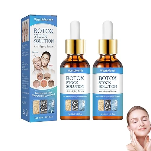 Suero facial Kahuna Spa Botox de 2 piezas, Botox en una botella, suero facial de solución de Botox, suero antienvejecimiento, suero facial Botox,