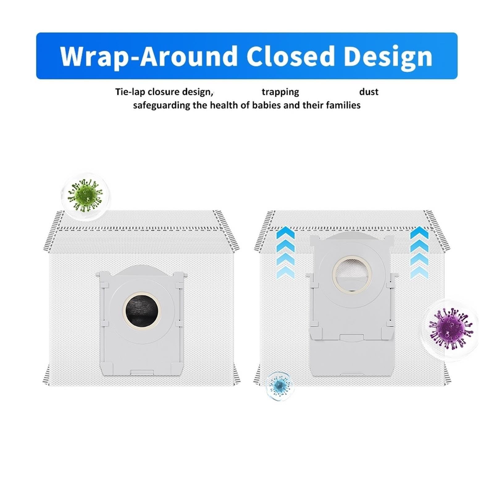Bolsas For El Polvo De Aspiradora Robot, Compatibles Con Yeedi S14 Plus