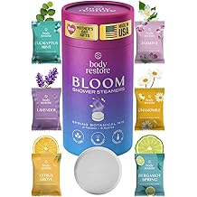 Body Restore Shower Steamers Aromatherapy 6 Pack &ndash; Mothers Day Gifts for Mom, Birthday Gifts for Women, Relaxation Stress Relief Self Care &ndash; Bloom