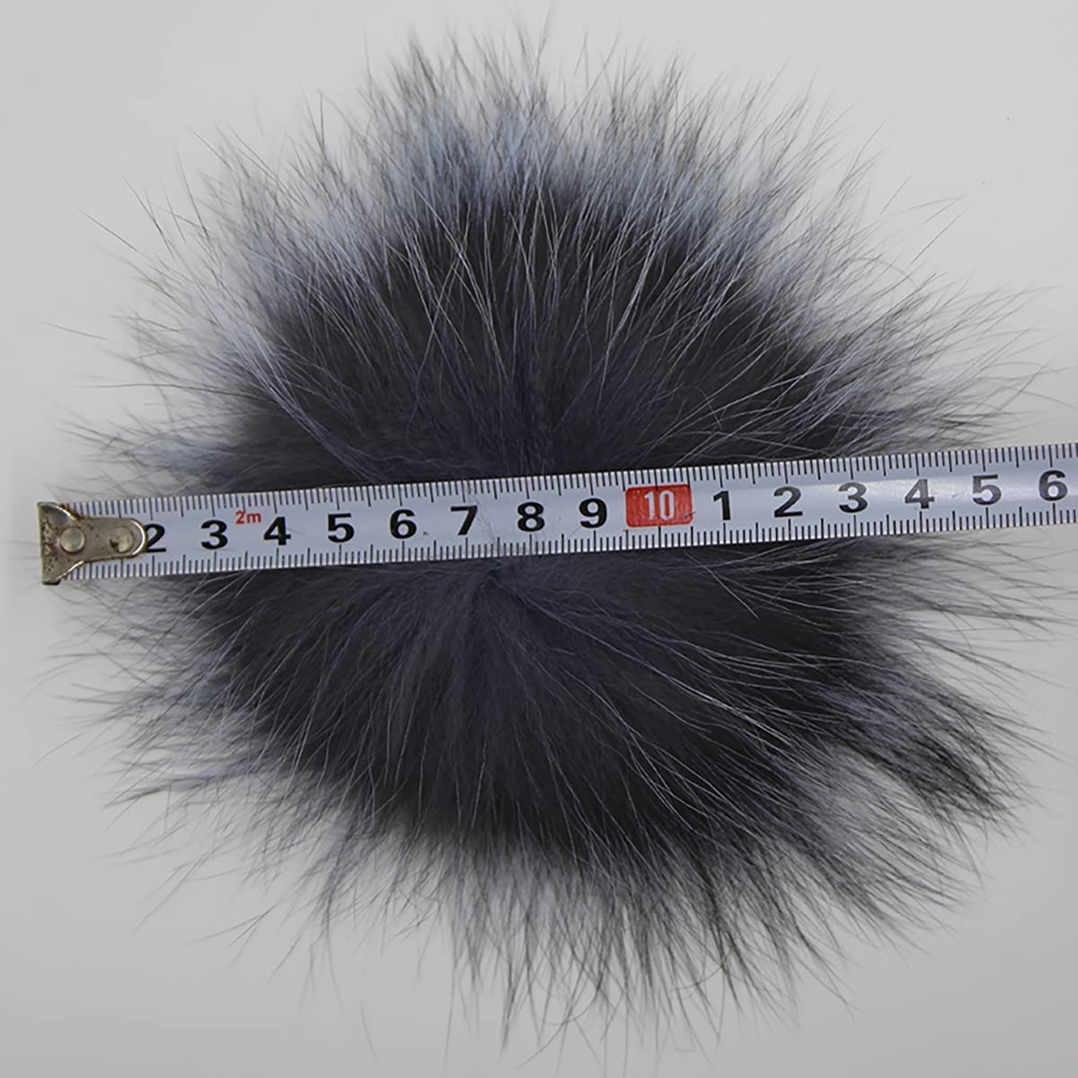 Set Di 6 Pompon In Pelliccia Sintetica MTO Pom Pom Pom In - Foto 4