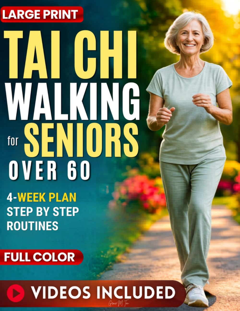 Tai Chi Walking for Seniors Over 60: A Beginner-Friendly 4-Week Programme with Chair Options to Better Balance, Mobility and Daily Confidence in Just 10 Minutes a Day At Home