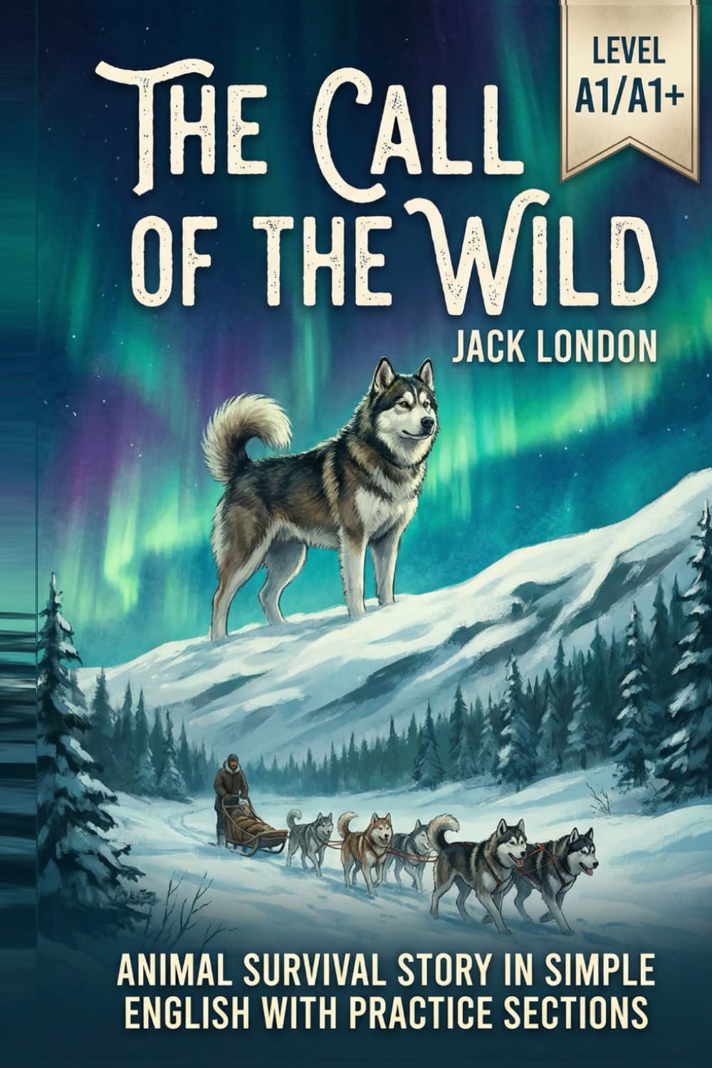 The Call of the Wild by Jack London (Level A1/A1+): Simplified English Stories About Survival, Nature, and the Spirit of Freedom