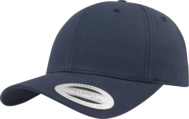 Flexfit Unisex Curved Classic Snapback Caps, grantowy, jeden rozmiar