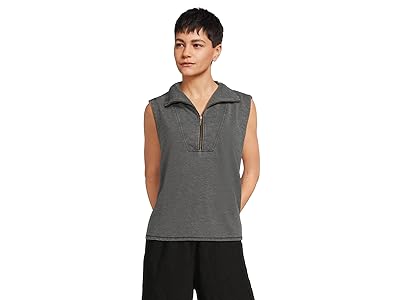 Mod-o-doc Half Zip Sleeveless Sweatshirt Women