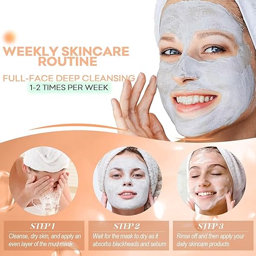 Miniatura 7 de Paquete de tiras de nariz para eliminar puntos negros 2.0 y máscara de arcilla de poros profundos, 100 tiras de poros profundos con ácido salicílico