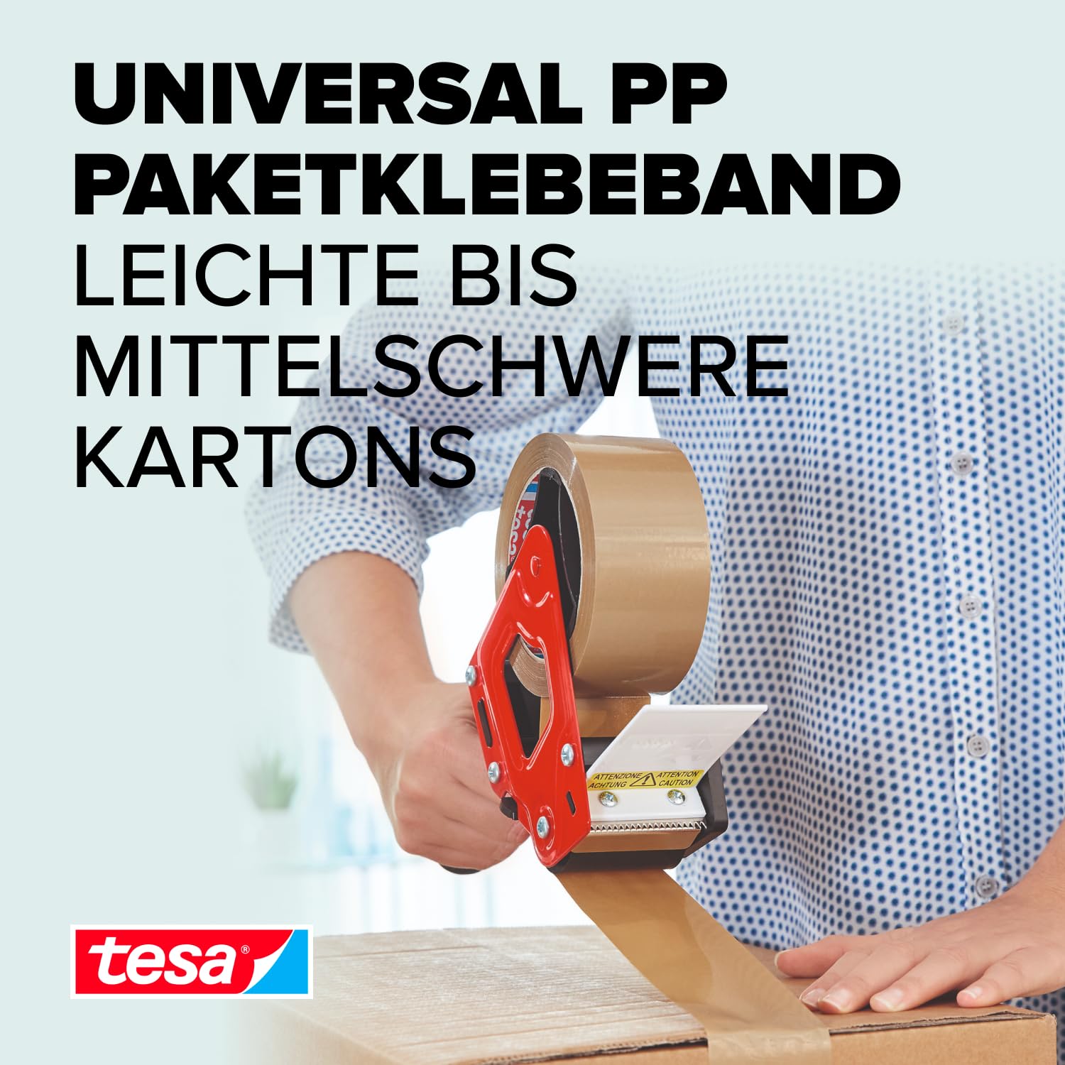 Tesa Paketklebeband 4024 Universal - 36 Rollen Versandband 66m X 5cm