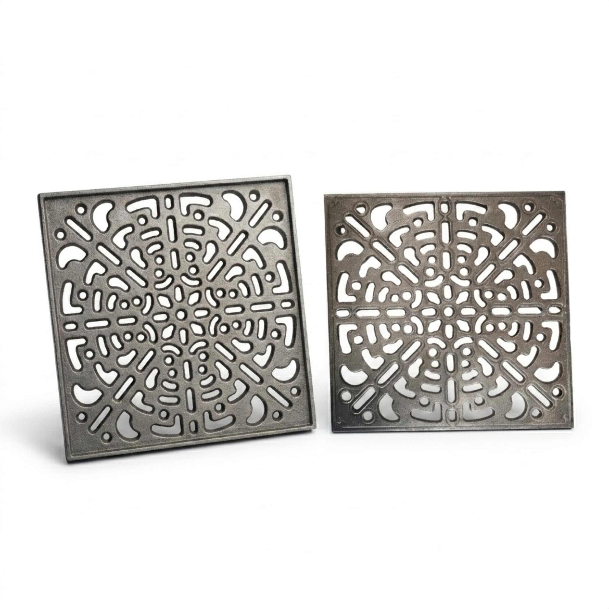 30 x 30 cm - Griglia aerazione ghisa quadrata per camino e cappa by LUNAWAY | Piastra di ventilazione in ghisa per camini e stufe. Favorisce il ricambio dell'aria ed è resistente al calore.
