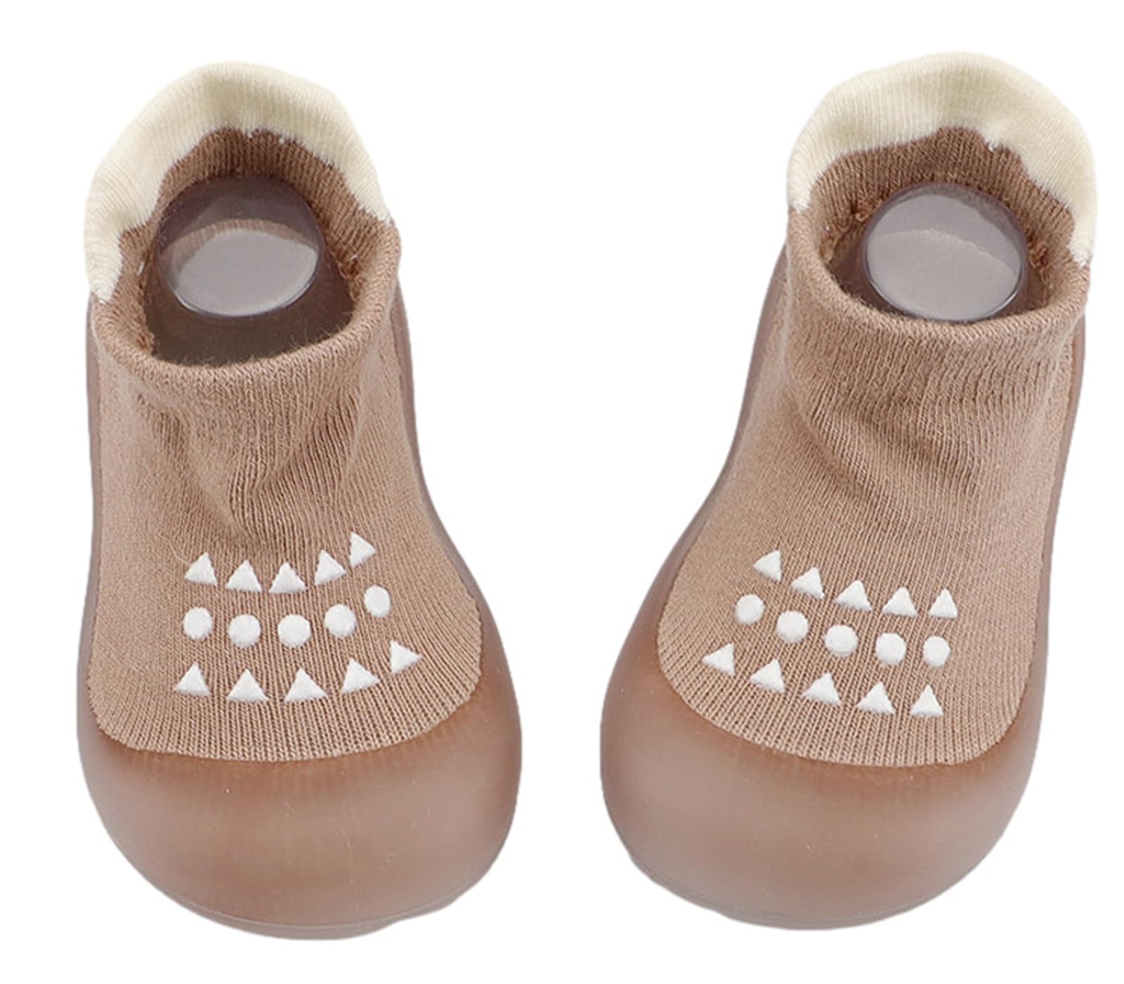 Zapatos Calcetines Bebé Niños Niñas Primeros Pasos Zapatos Bebé Calcetines Antideslizantes con Suela de Goma,6-24 Meses