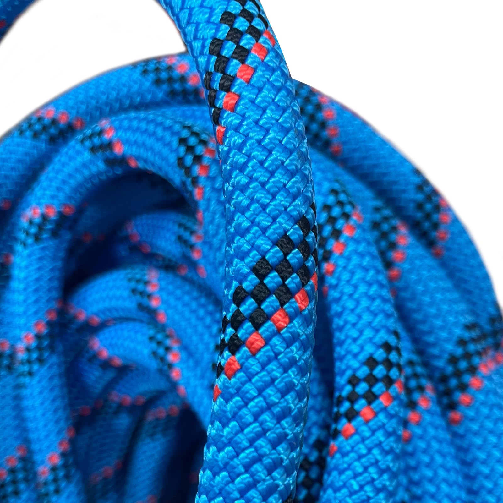 Statisches Kletterseil, 10,5 mm, UIAA Statische Schnur, Abseilseil, 30 m, Nylon-Kern, Mantelseil für Fluchtseil, Klettern, Bergsteigen, Schleppen, Rettung