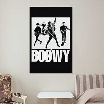 BOOWY／ピンズ／壁掛けアート 海外アーティストのアルバムジャケットやロゴをデザインした