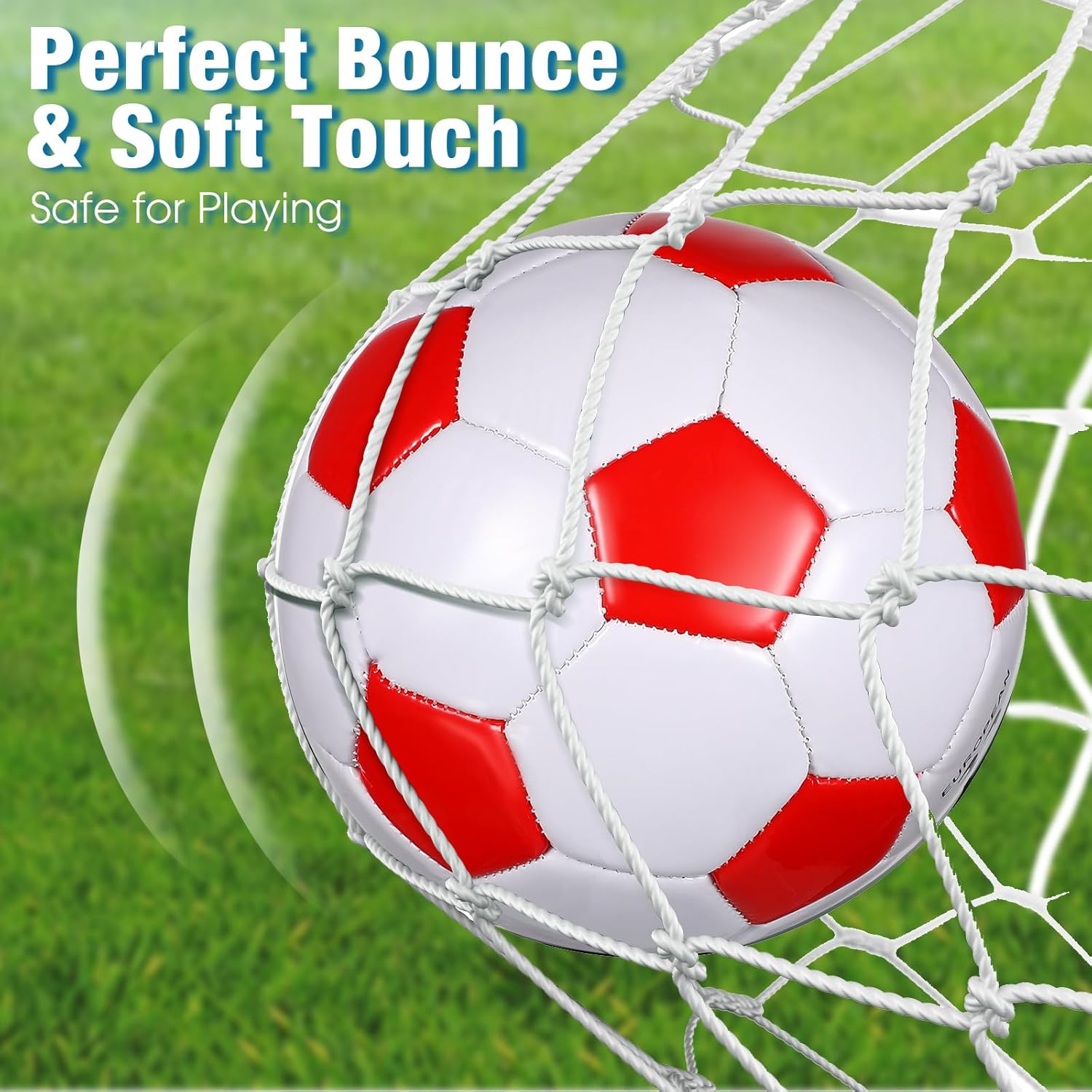 Libima 12 Pcs Soccer Ball with Pump Official Size 3/4/5 Soccer Ball Bulk for Child Adult School Sport Training Practice Back to School - Image 5