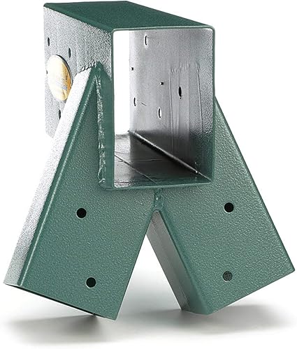 Miniatura 43 de Eastern Jungle Gym Fácil 1-2-3 Soportes A-Frame 2 para juego de swing con todos los hardware de montaje, verde