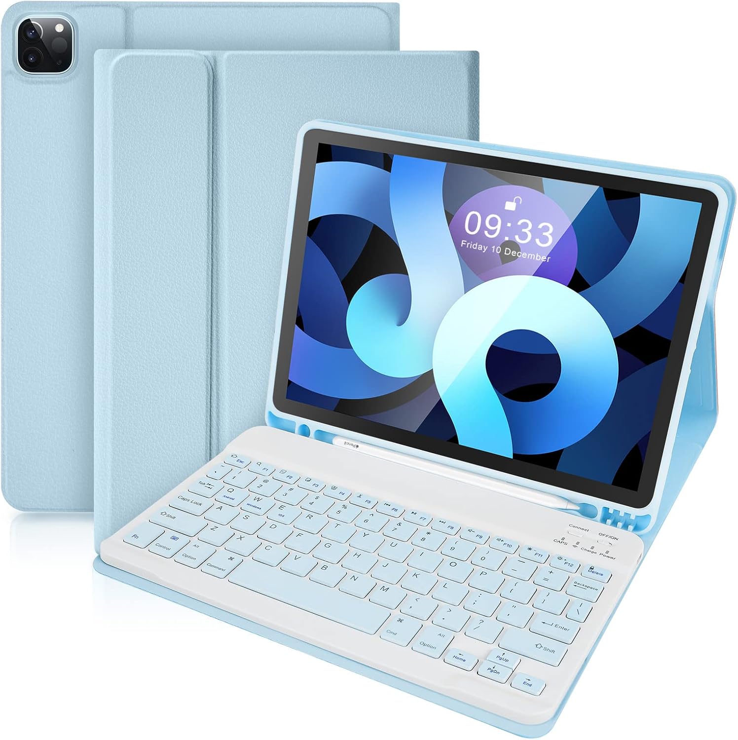 SOPPY Keyboard Case for iPad, Bluetooth Keyboard for iPad Air 6th (M2