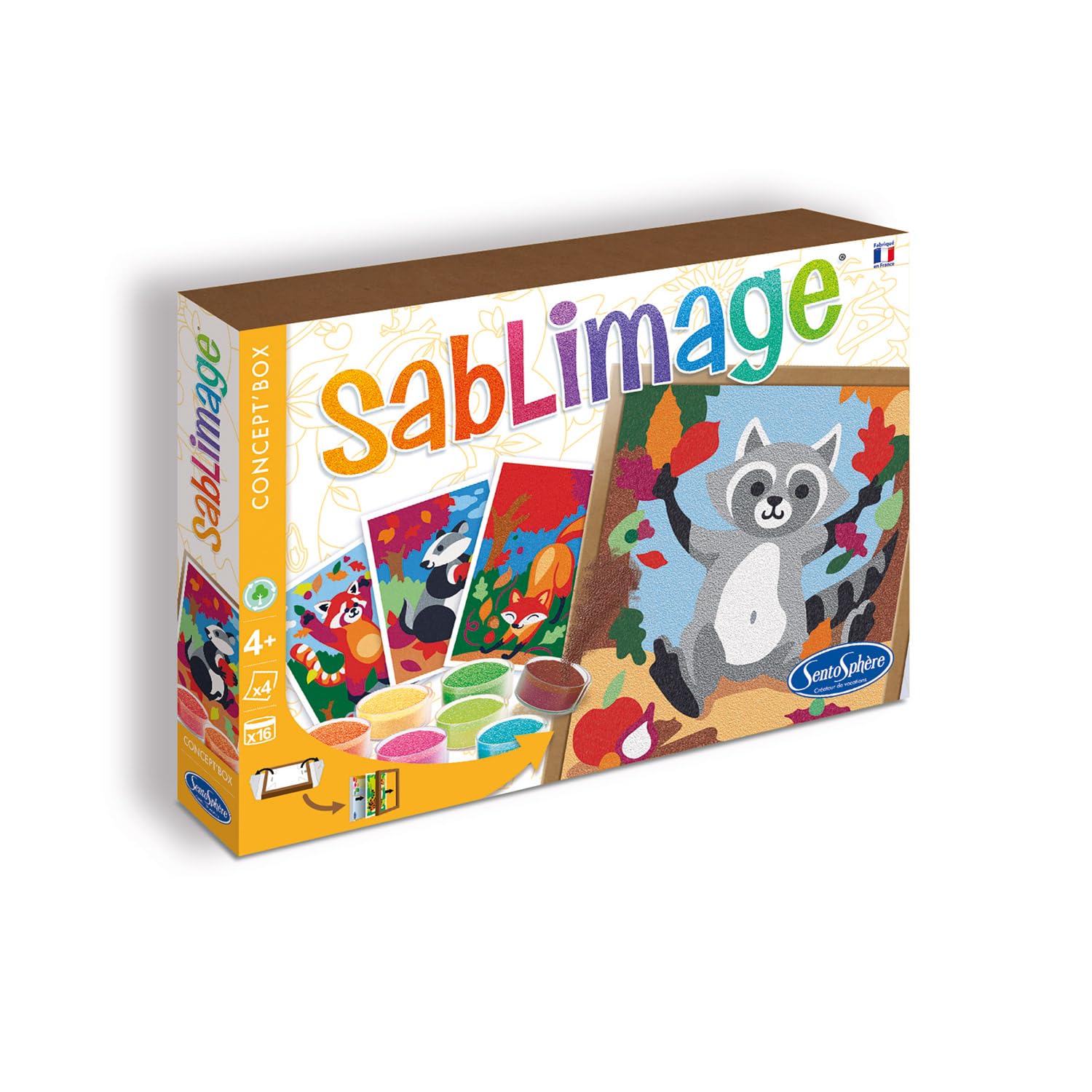 Sentosphre Sand Art Kit - Animal Motif, DIY Craft Set, Creative Set, Sand Painting Set, Ages 4+