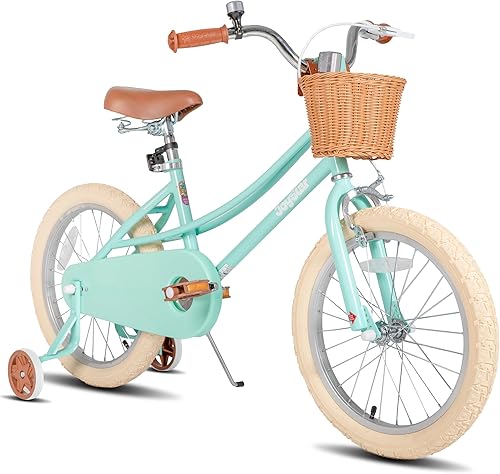 Miniatura 21 de JOYSTAR Bicicleta para Niñas de 2-12 Años de Edad, Niños Pequeños y Niños, 12" 14" 16" 18" 20" Bicicleta para Niños Estilo Retro con Ruedas de