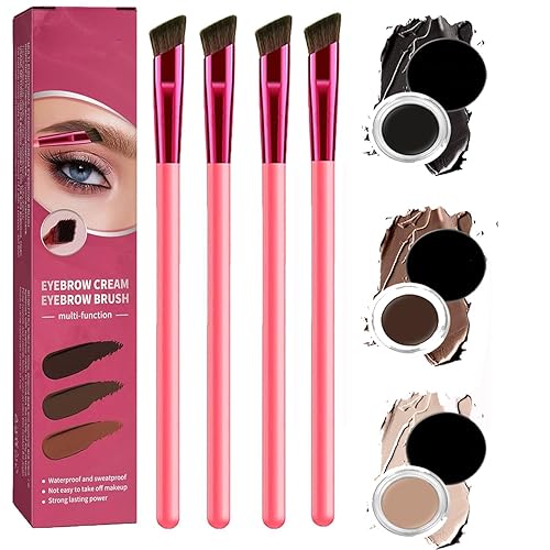 Anjoise - Cepillo para cejas, kit de cuidado de cejas laminado 4D, kit de cuidado de cejas laminado en 4D, kit de cuidado de cejas laminado en 4D,