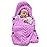 XMWEALTHY Newborn Baby Wrap Swaddle Blanket Knit Sleeping Bag Receiving Blankets Stroller Wrap for Baby(Pink) (0-6 Month)