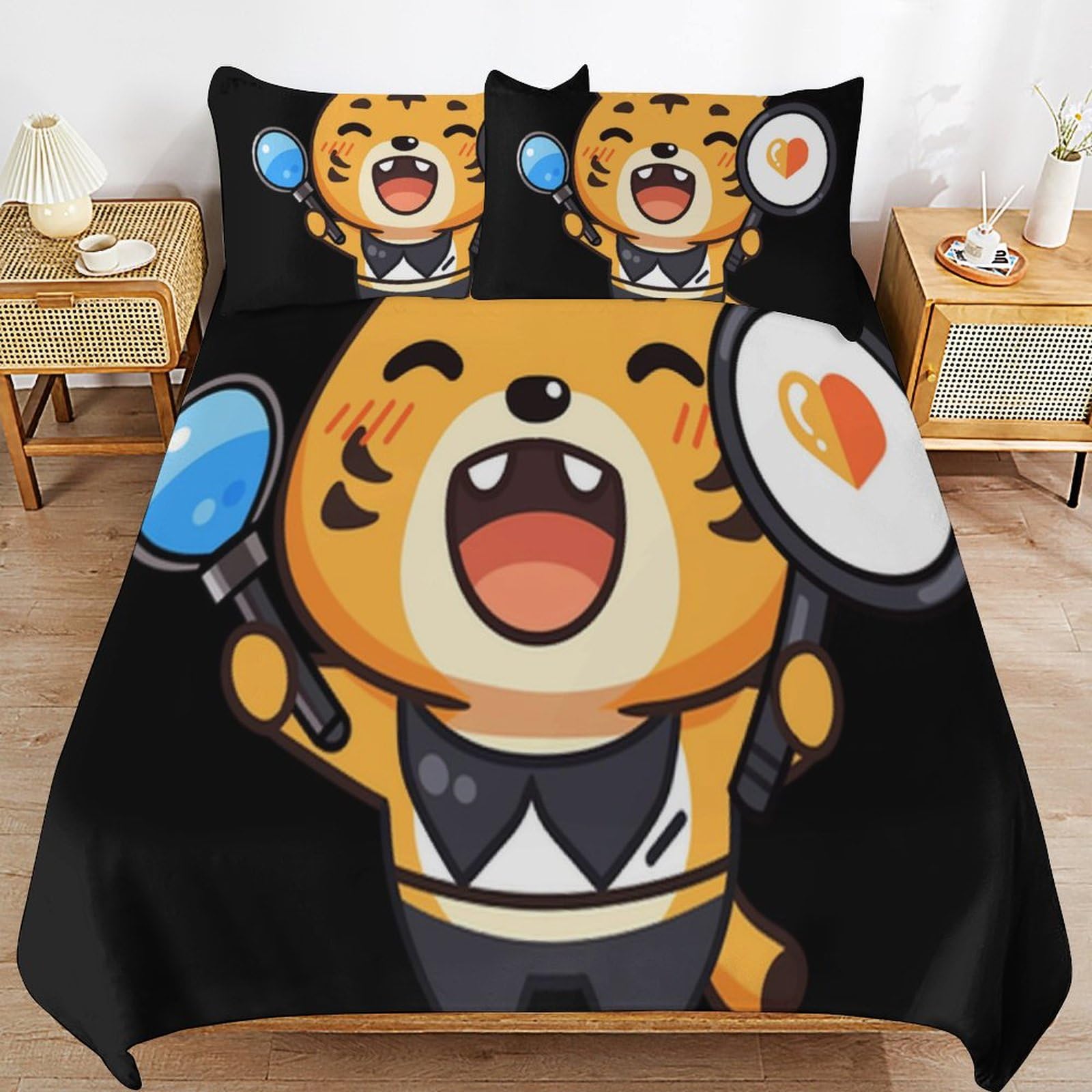 Parure de lit douce pour stopper le linge rêche avec cet ensemble dessin animé 220x240