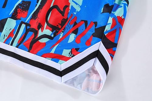 Miniatura 4 de AOPAOSP Paquete de 23 pantalones cortos de baloncesto con bolsillos con cremallera para hombres, pantalones cortos deportivos activos