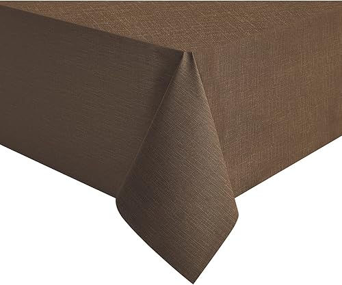 NLMUVW Mantel de plástico transparente 100% impermeable, a prueba de aceite, a prueba de derrames, mantel de cloruro de polivinilo, para cocina,