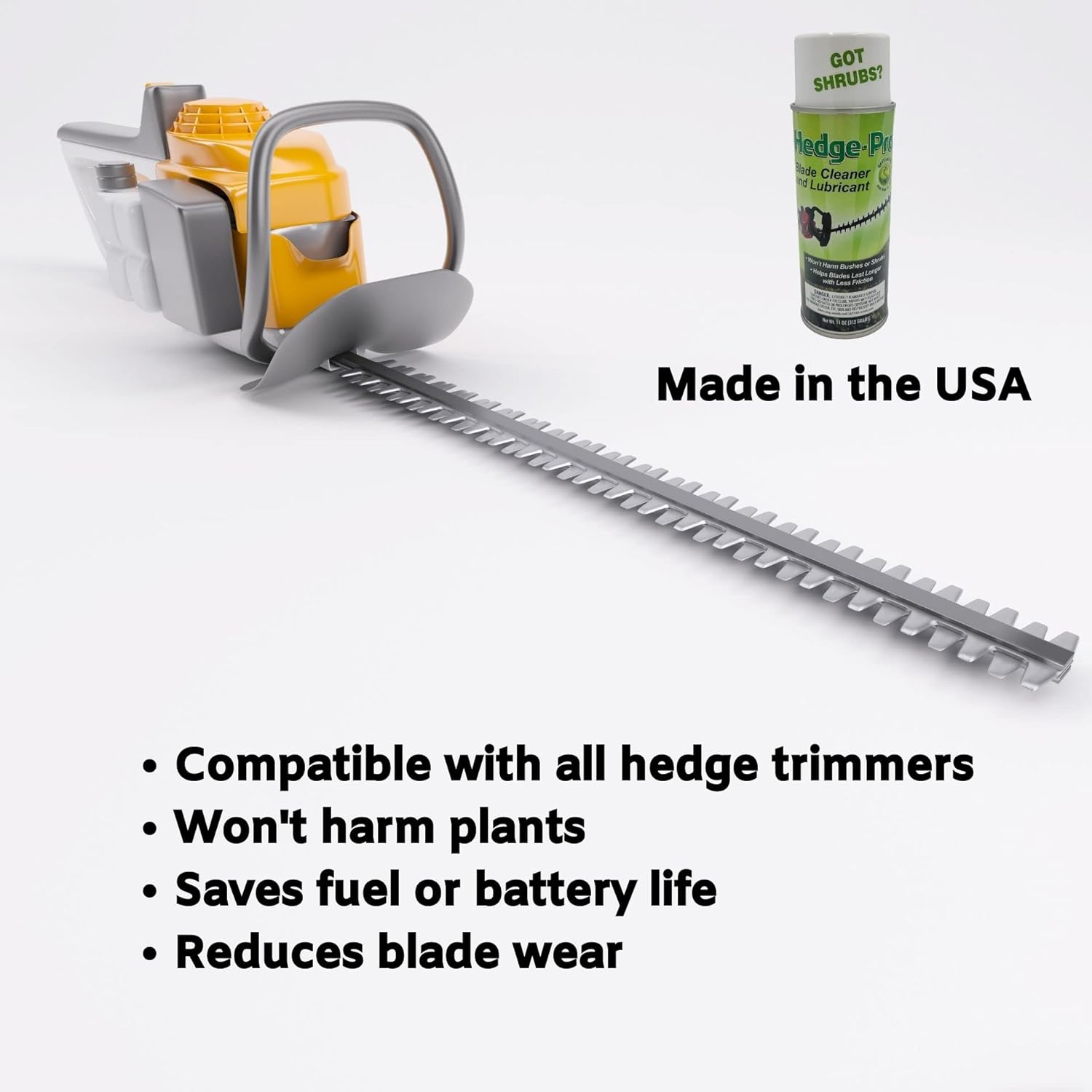 4-Pack of Hedge Pro Cleaner and Lubricant for Hedge Trimmer Blades