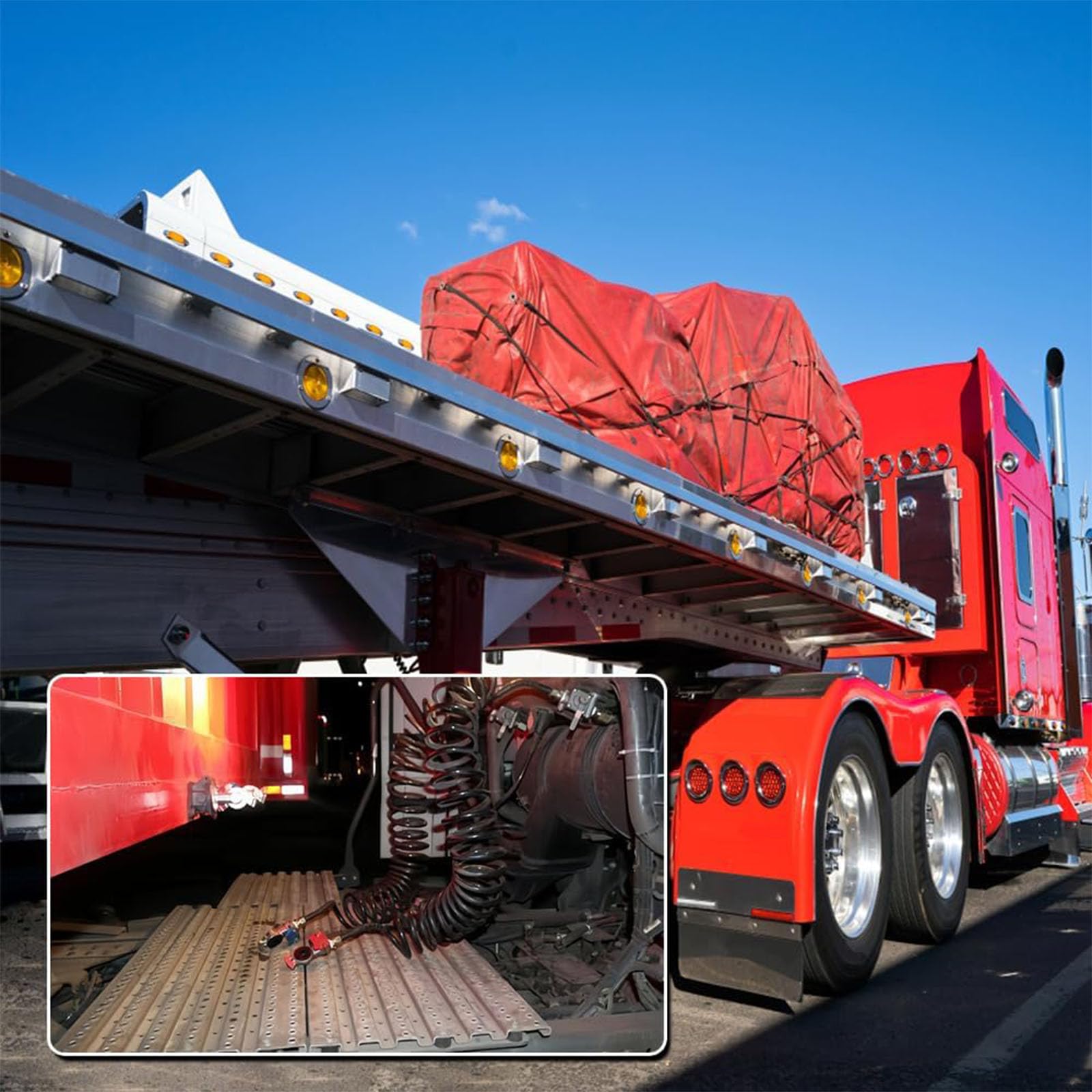 CHEVVY Testa frizione con giunto ad aria compressa 2515298 frizione aria compressa attacco aria attacco officina per camion trattore freno ad aria compressa (rosso o giallo)