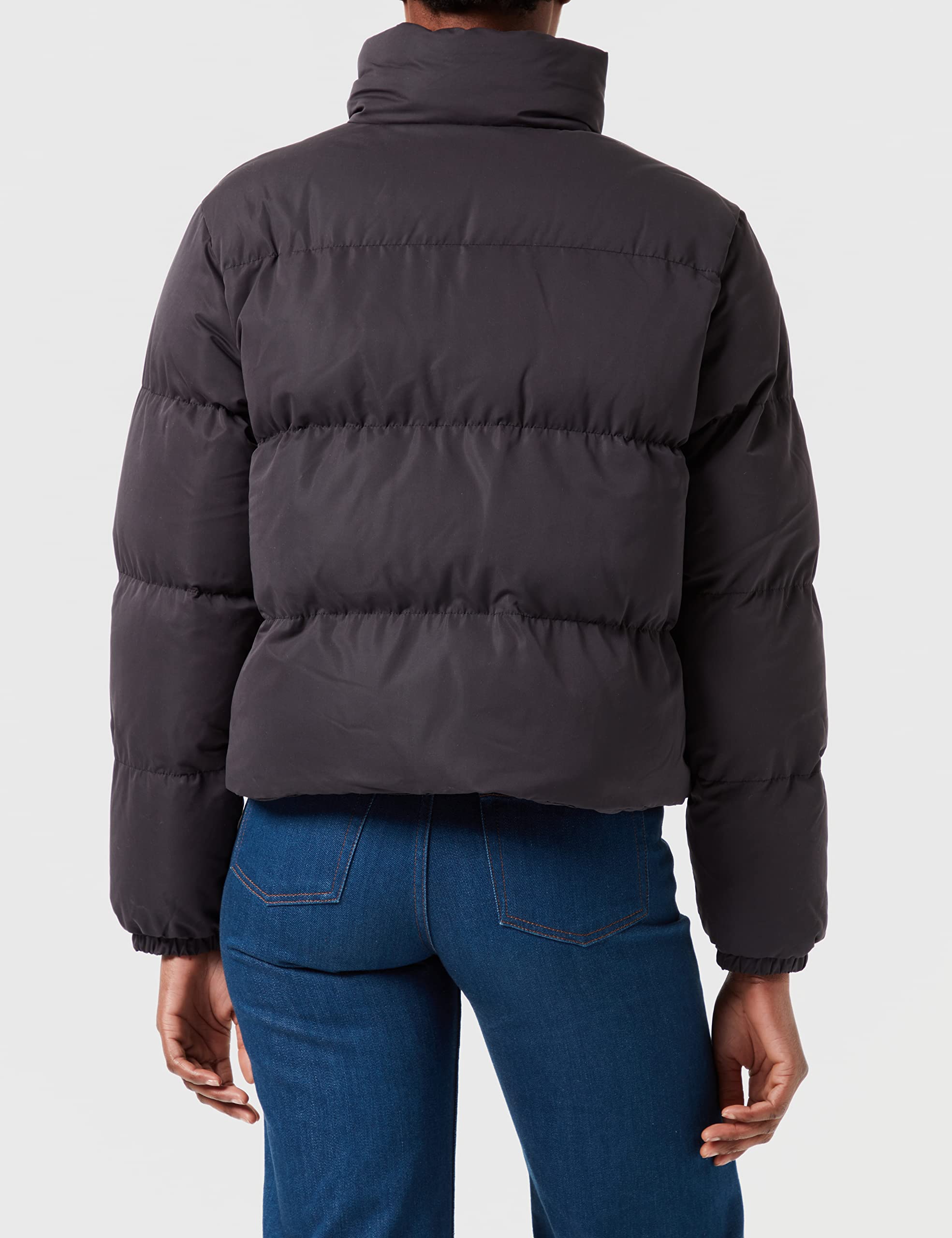 Urban Classics Ladies Short Peached Puffer Jacket Giacca Donna