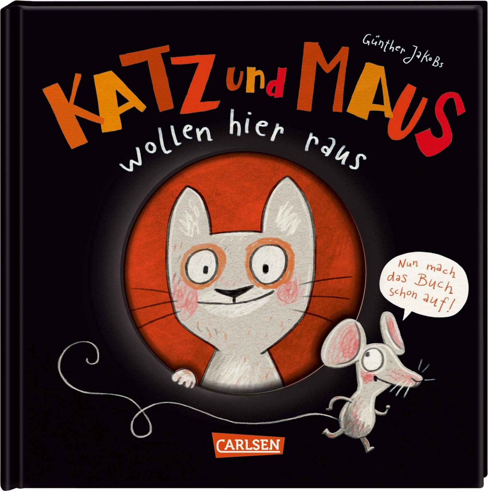 Katz und Maus wollen hier raus: Mitmachbuch für Kinder ab 3