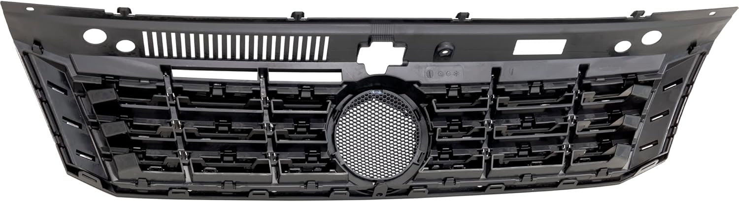 Garage-Pro Grille Assembly Compatible with Volkswagen Passat 2012-2015 Textured Black Shell with Silver Black Insert VW1200155