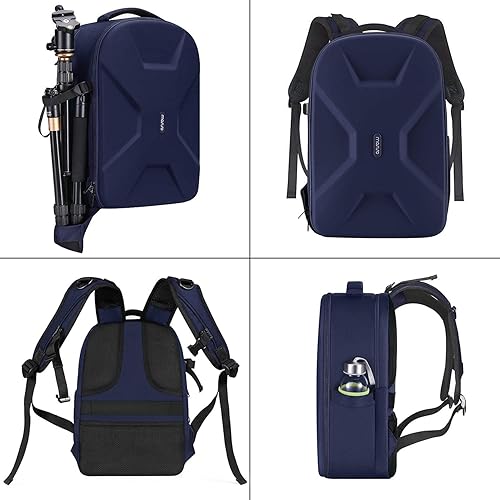Miniatura 148 de MOSISO Mochila para cámaras réflex digital de un solo objetivo, réflex de un solo objetivo o sin espejo, funda rígida impermeable de 15 a 16