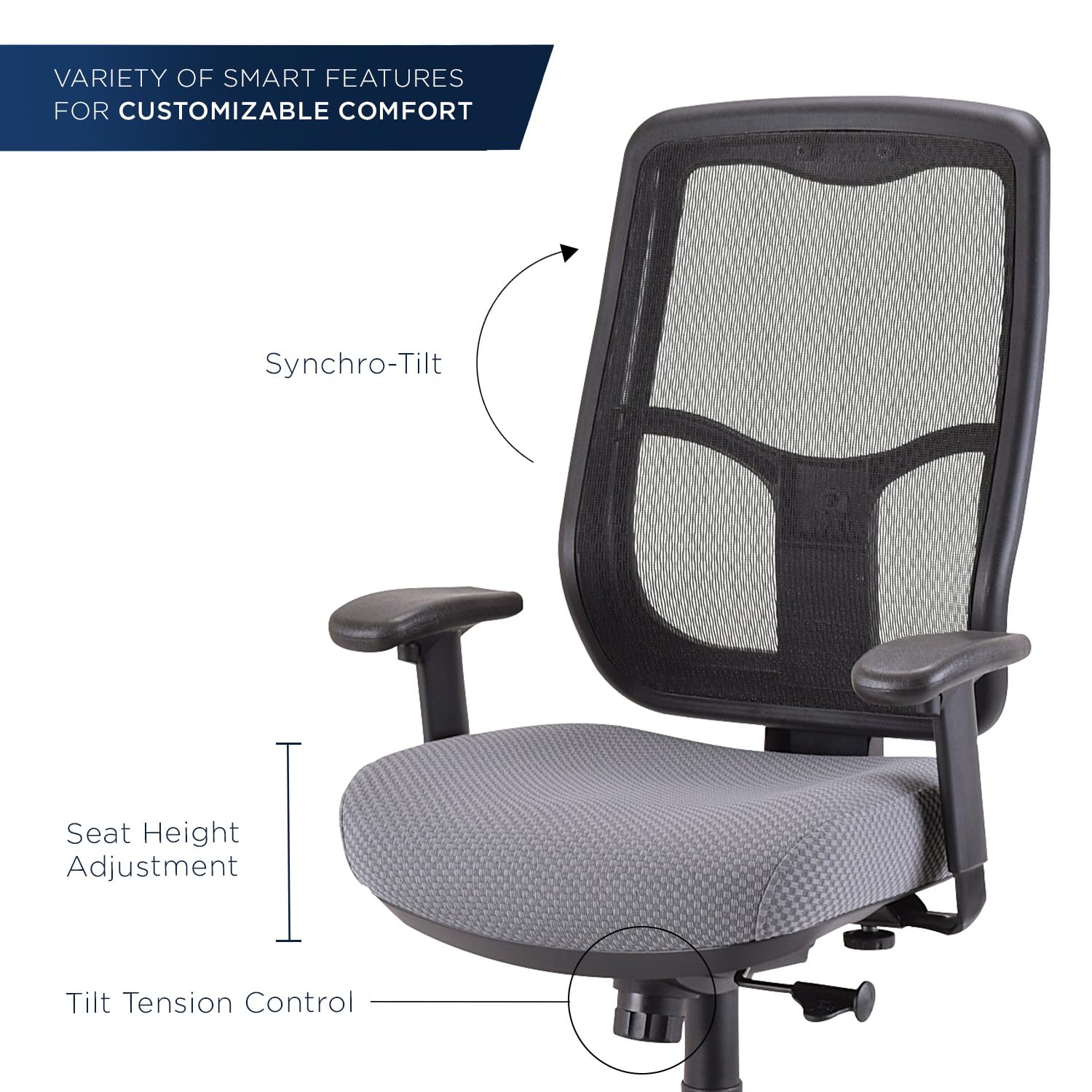 アベラワーディスプレー台 Amazon.com: Tempur-Pedic TP944 Adjustable Task Office Desk Chair