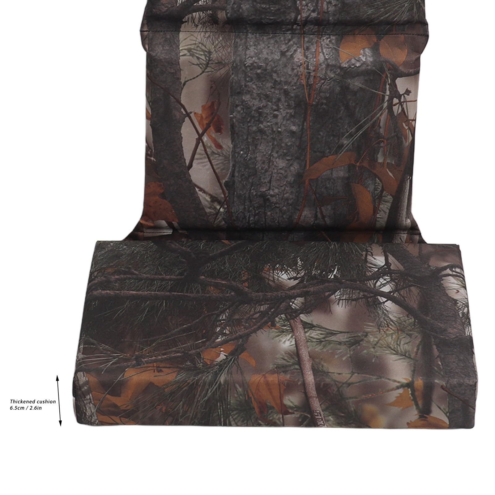 Silla Plegable para árbol de Caza, Tamaño Ajustable, Esponja Gruesa de Tela Oxford para una Posición de Espera Cómoda