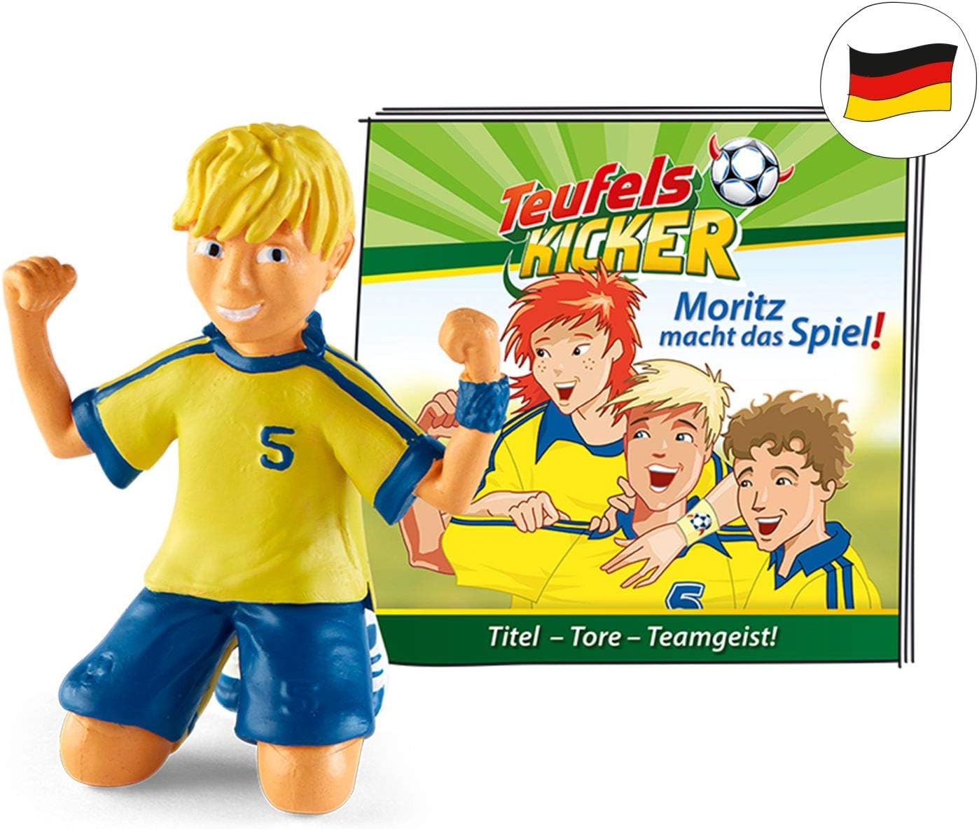 tonies 01-0025 Teufelskicker - Moritz makes the game Hearing Figurine, Devil Kicker