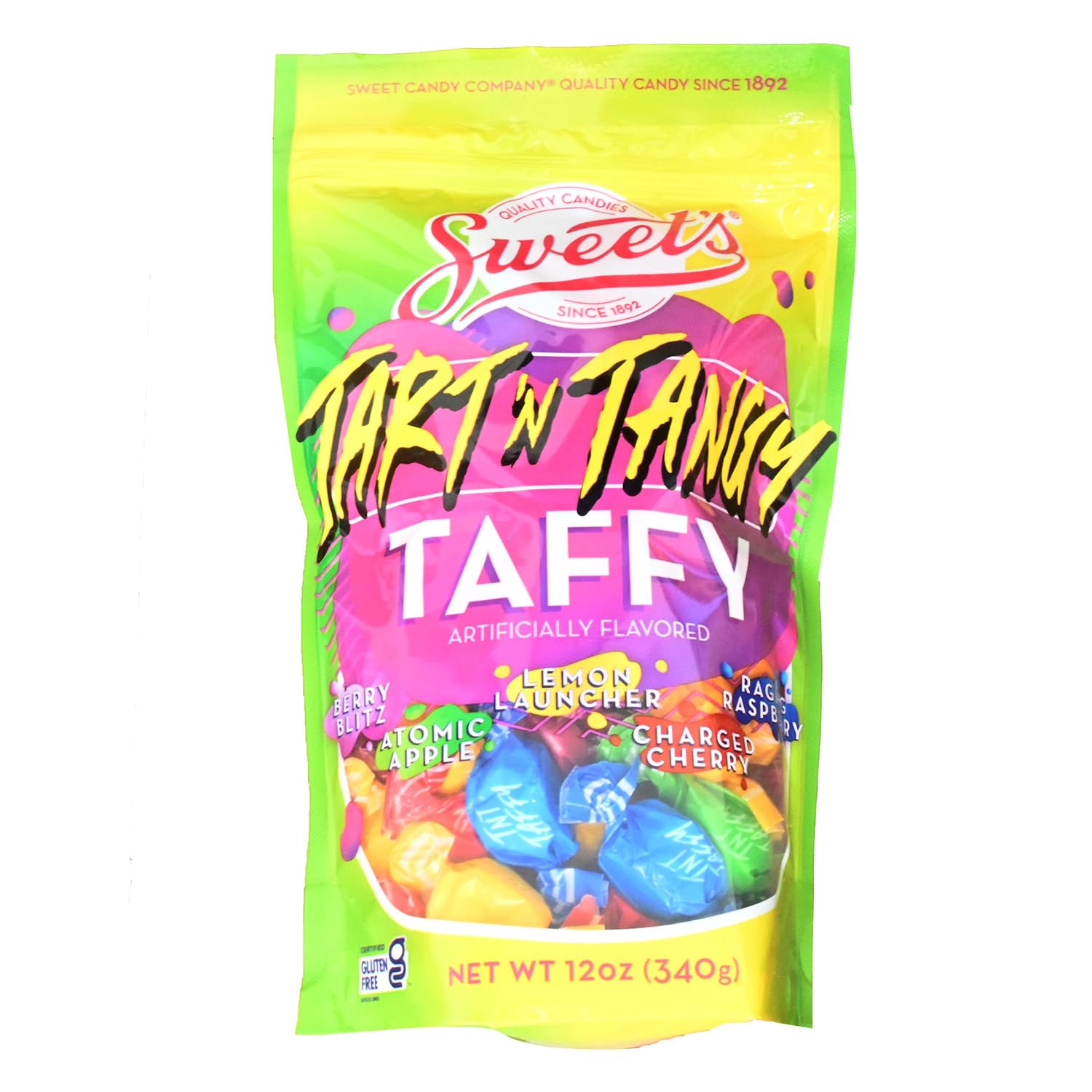 Sweet's Salt Water Taffy Tart N Tangy 12oz