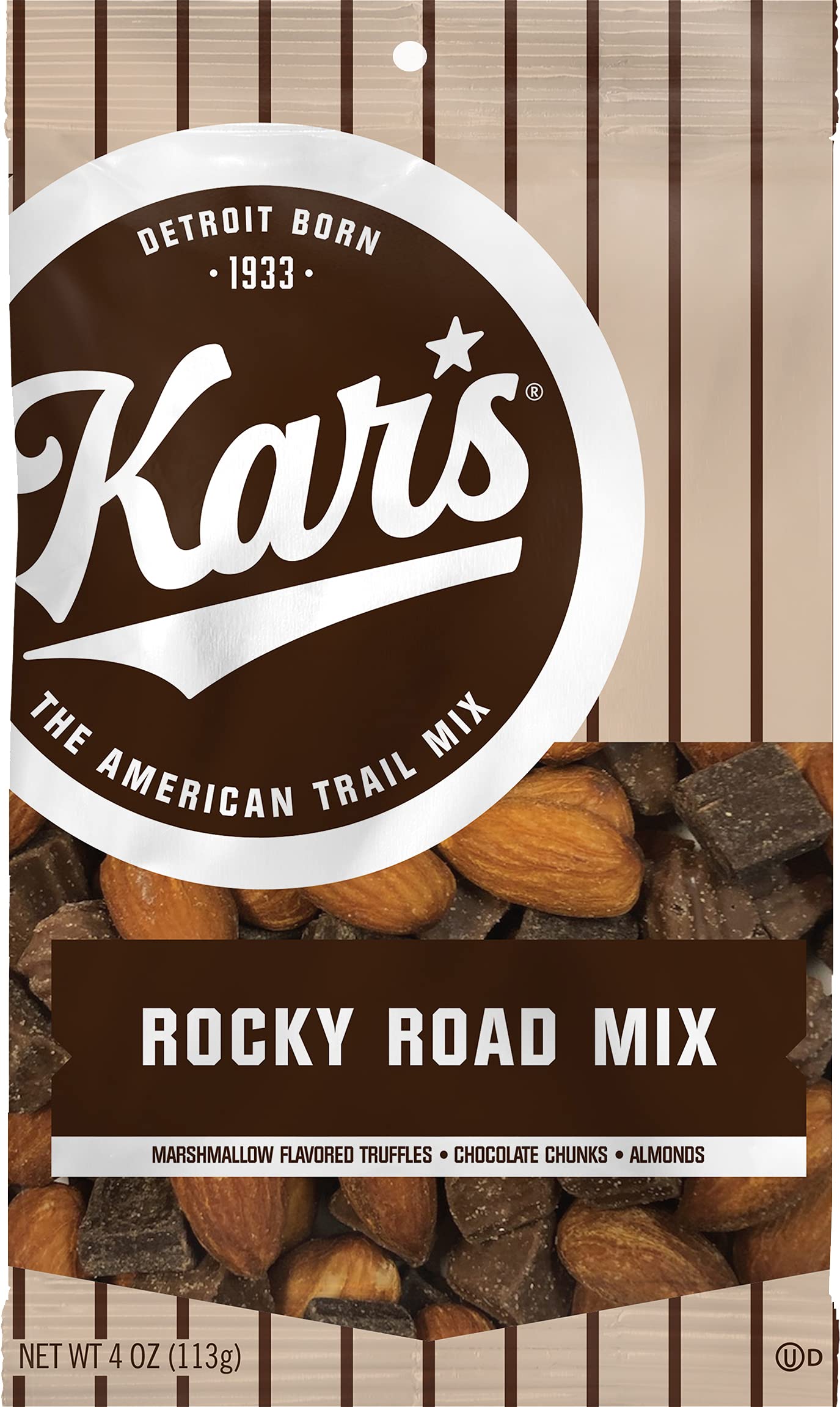 Kar's Rocky Road / 0.33 Ounce (Pack of 12) / Bag (4oz | 12 Pack) Snack & Trail Mixes