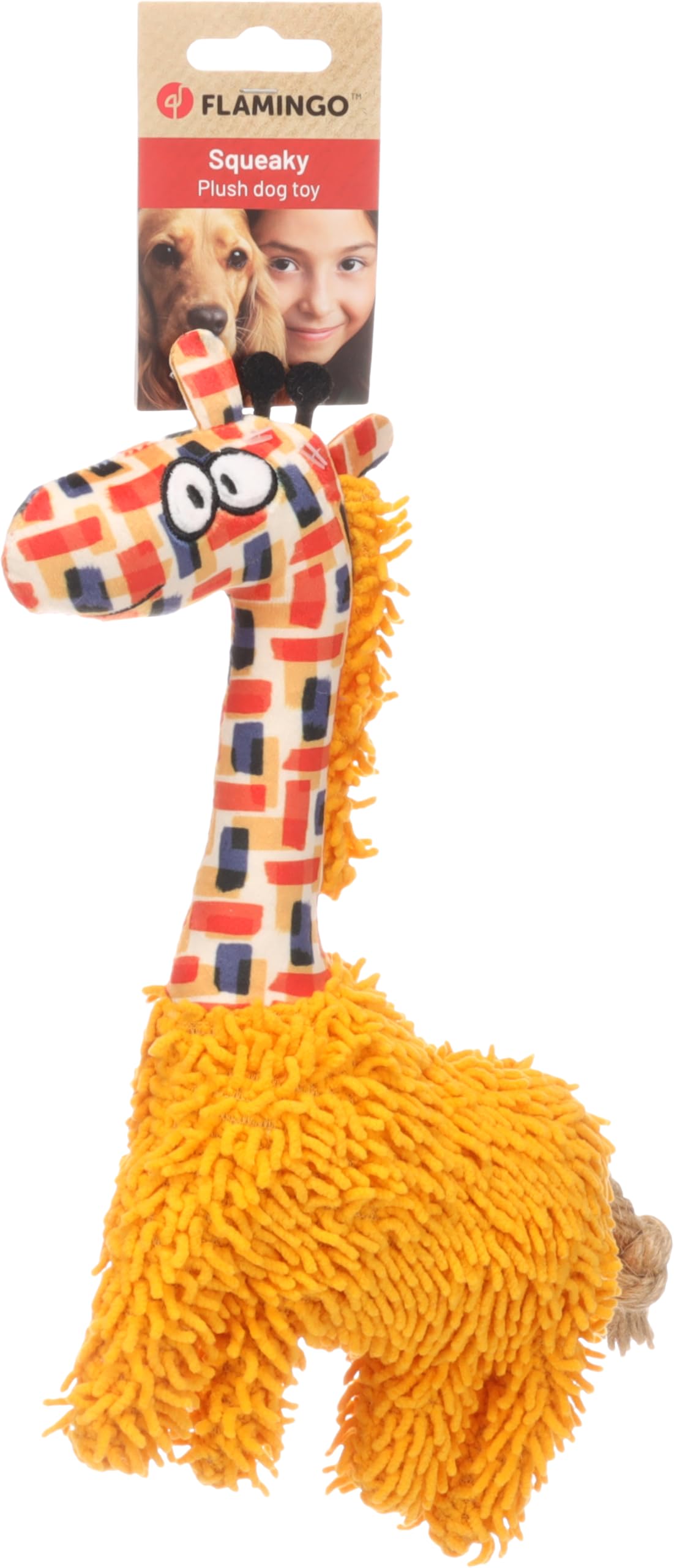 Flamingo TOY SAFFIA GIRAFFE OCHRE 21x6x30CM